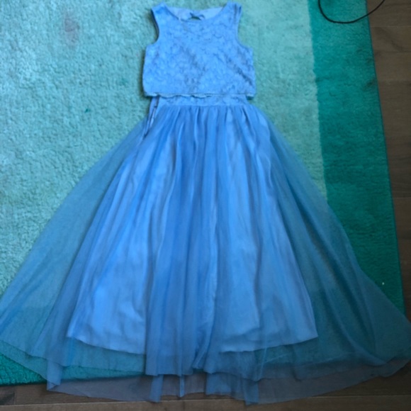 Blue skirt and top set - Picture 4 of 4